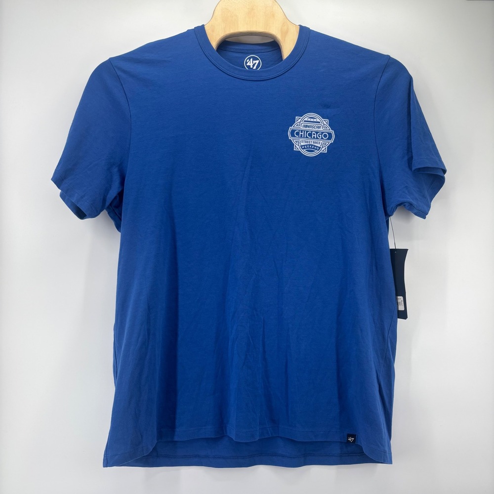 '47 Brand NASCAR Chicago Street Race T-Shirt Mens XXL Blue Graphic New With Tags